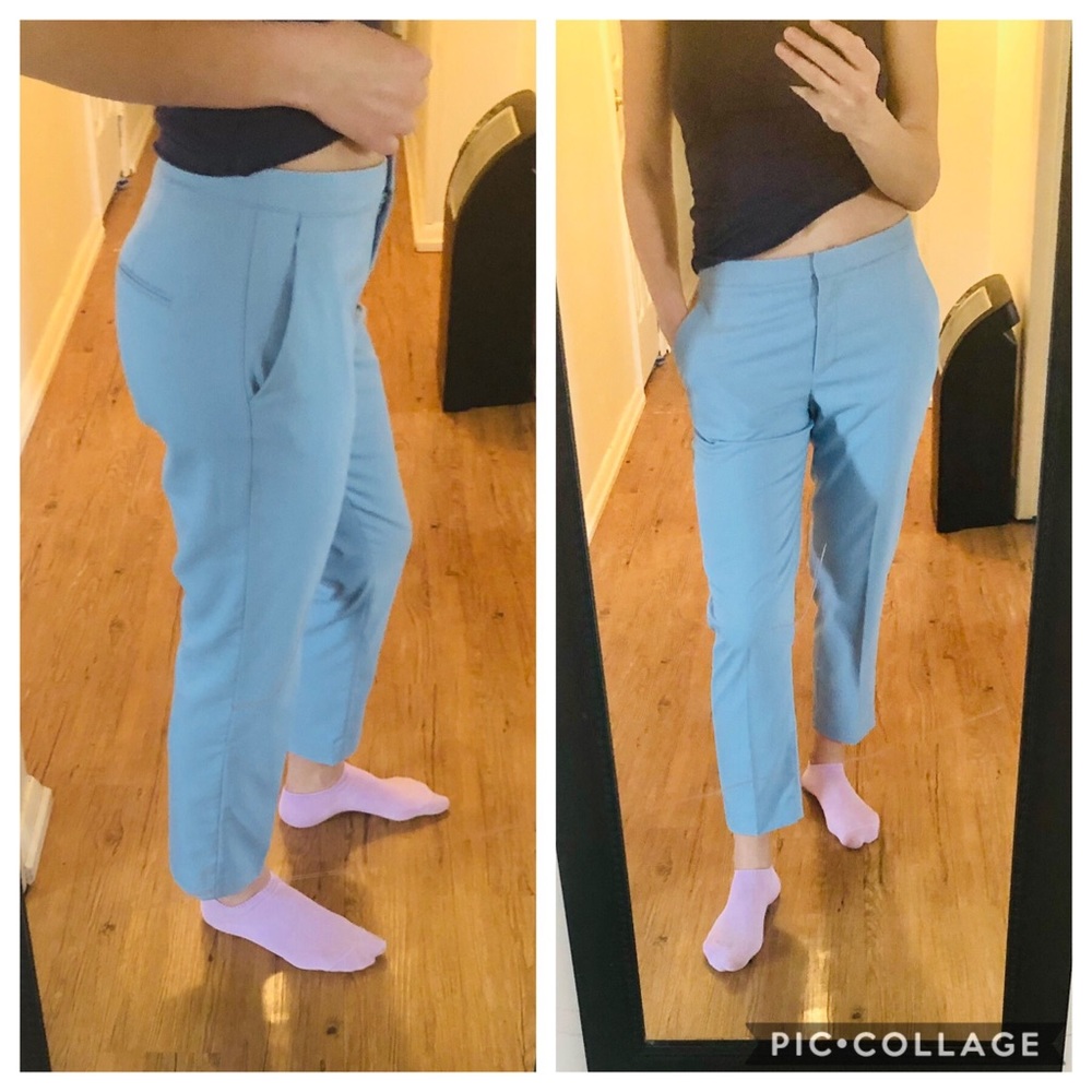 Suite Pants in Baby Blue Color